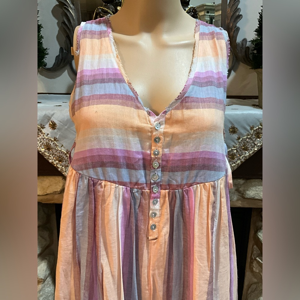Free People Nora Stripped Jumpsuit - Picture 6 of 15